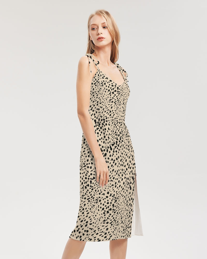 Women's Leopard Side Split Dress