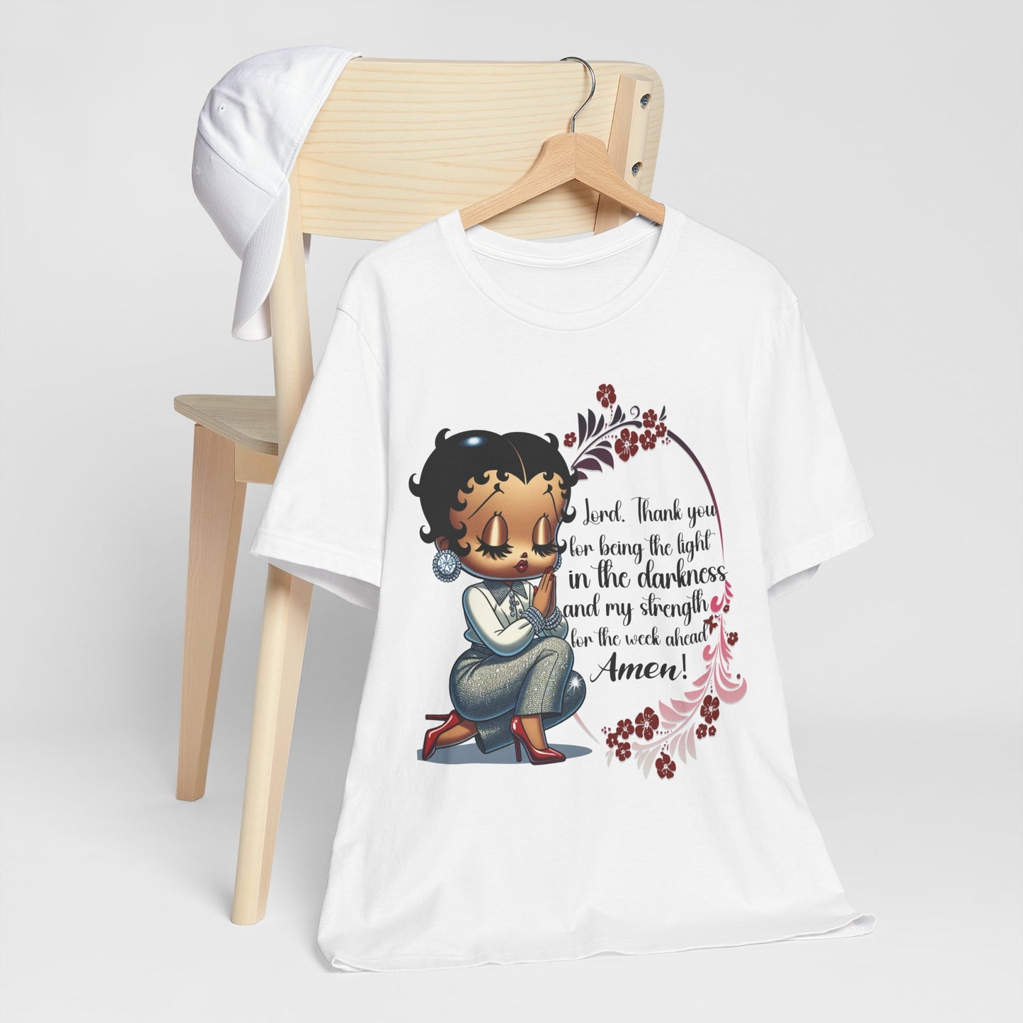 Inspirational Betty Tshirt - "Thank You for Being the Light"