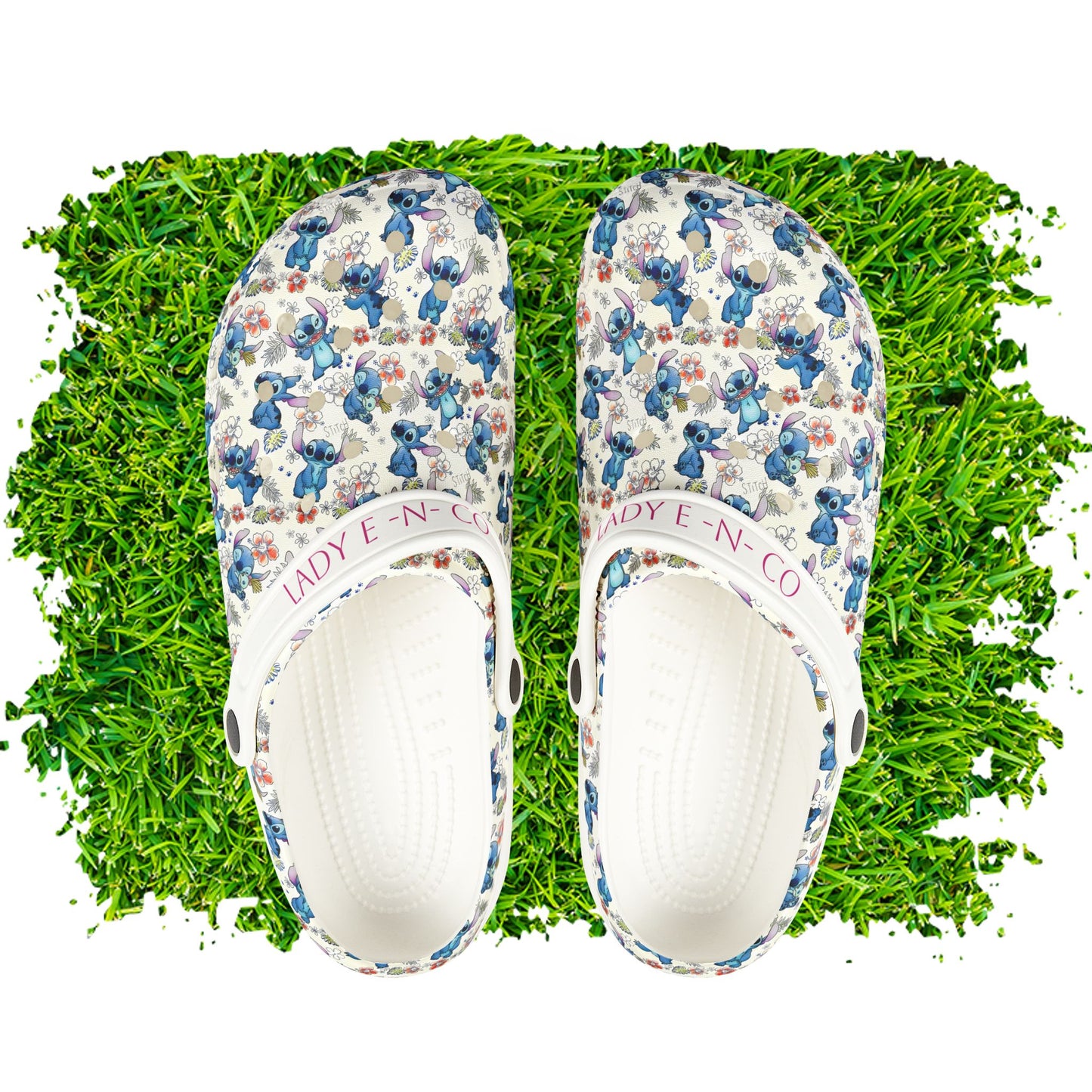 Stich All Over EVA Foam Rubber Shoes (AOP)