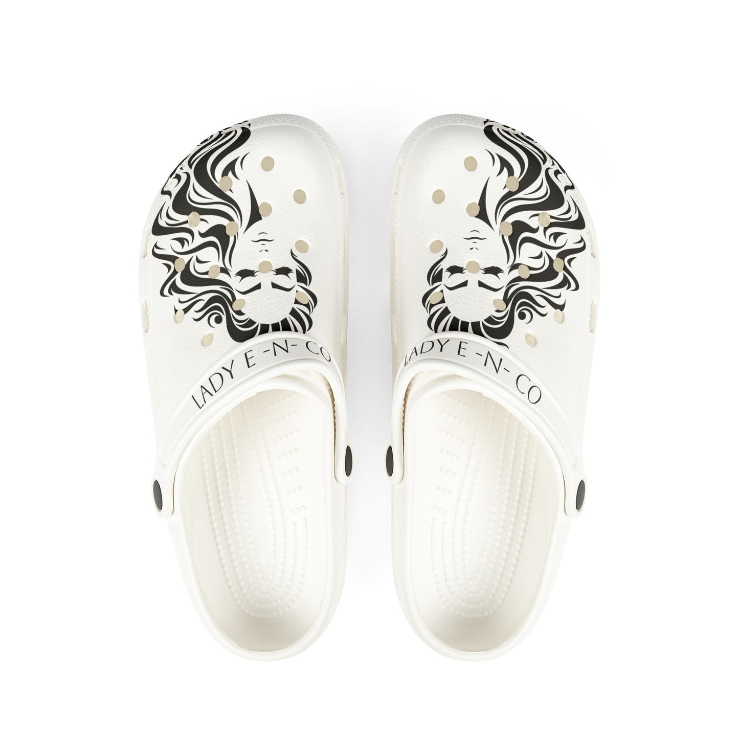 EVA Foam Rubber Shoes with Lady Silhouette