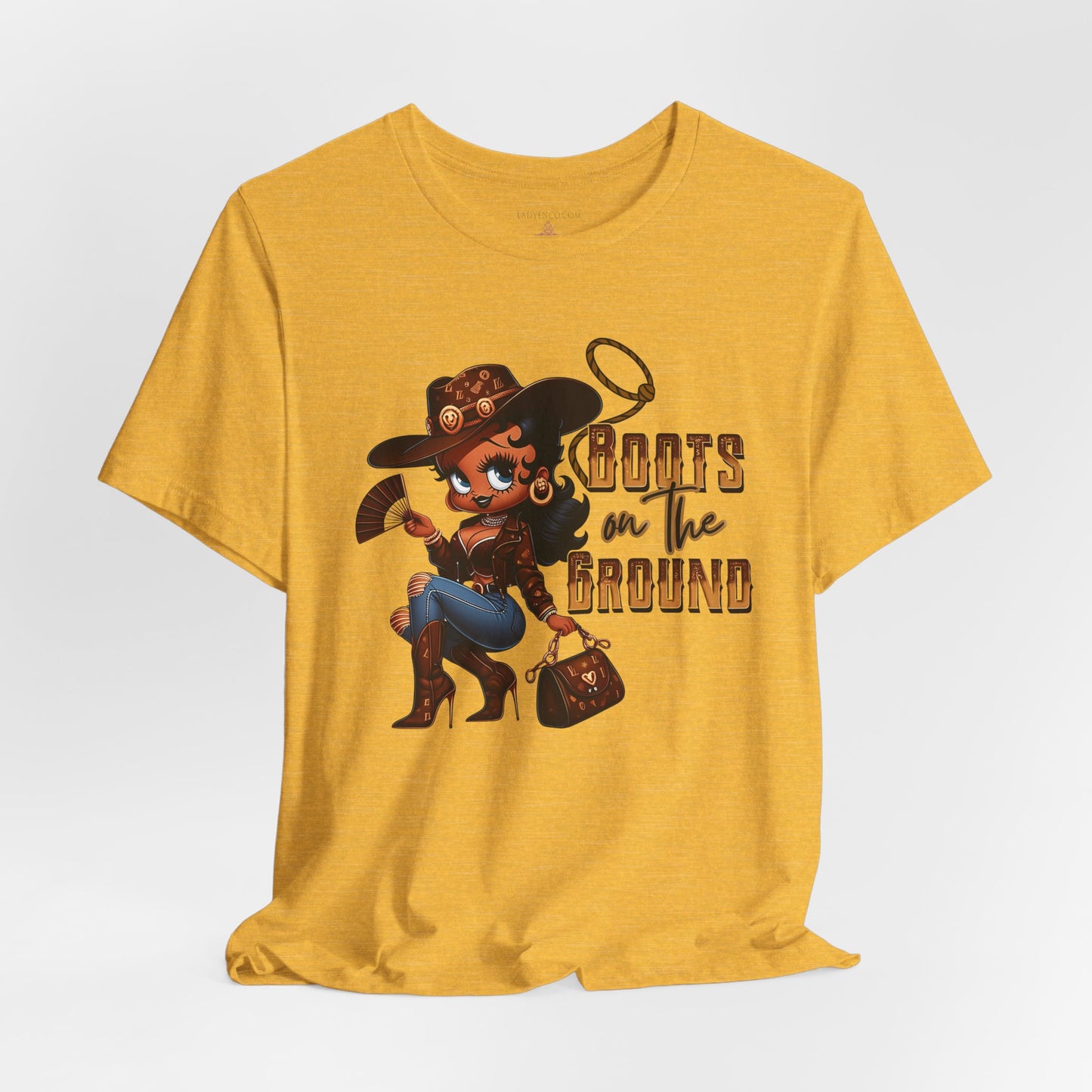 Boots on the Ground Graphic Tee for Cowgirls