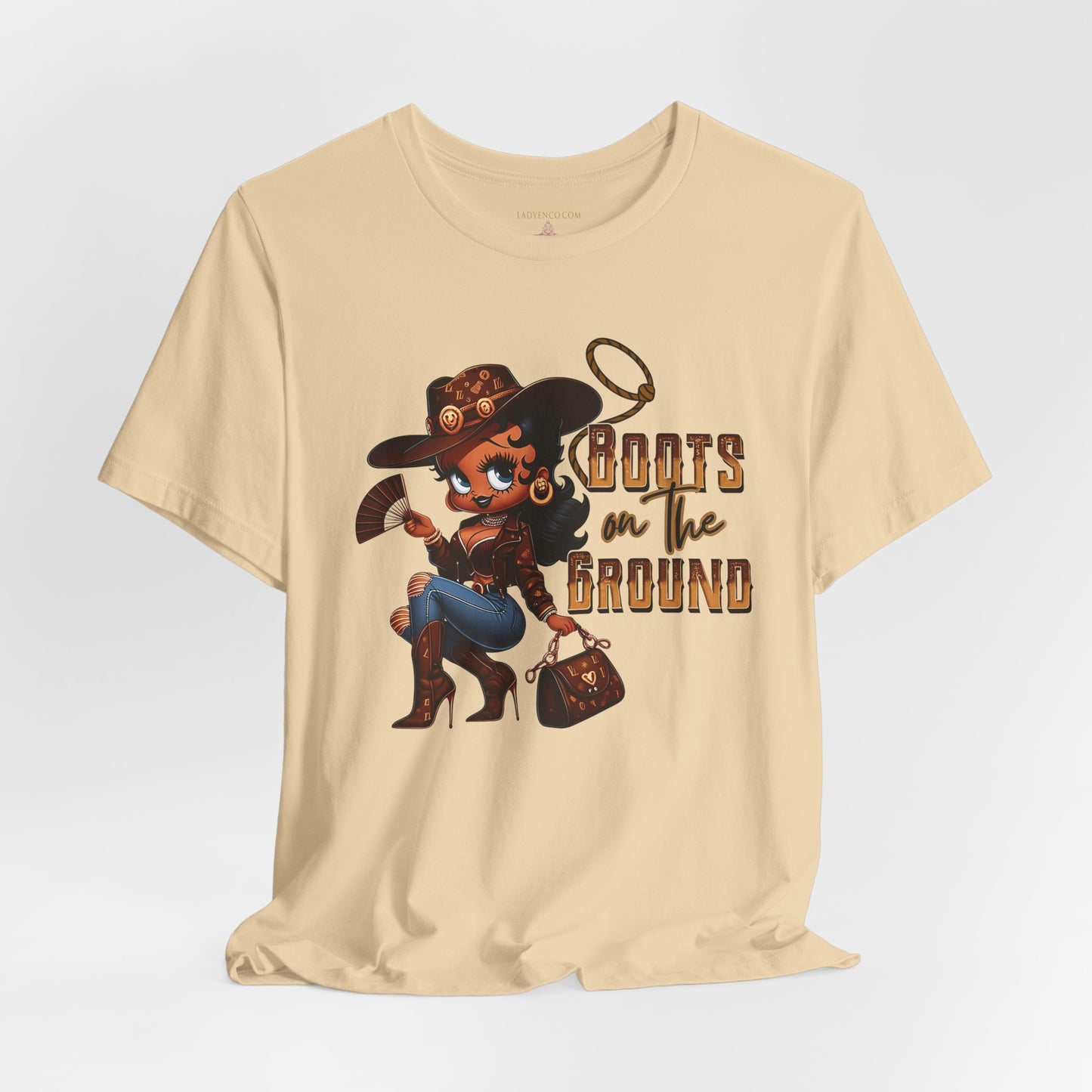 Boots on the Ground Graphic Tee for Cowgirls