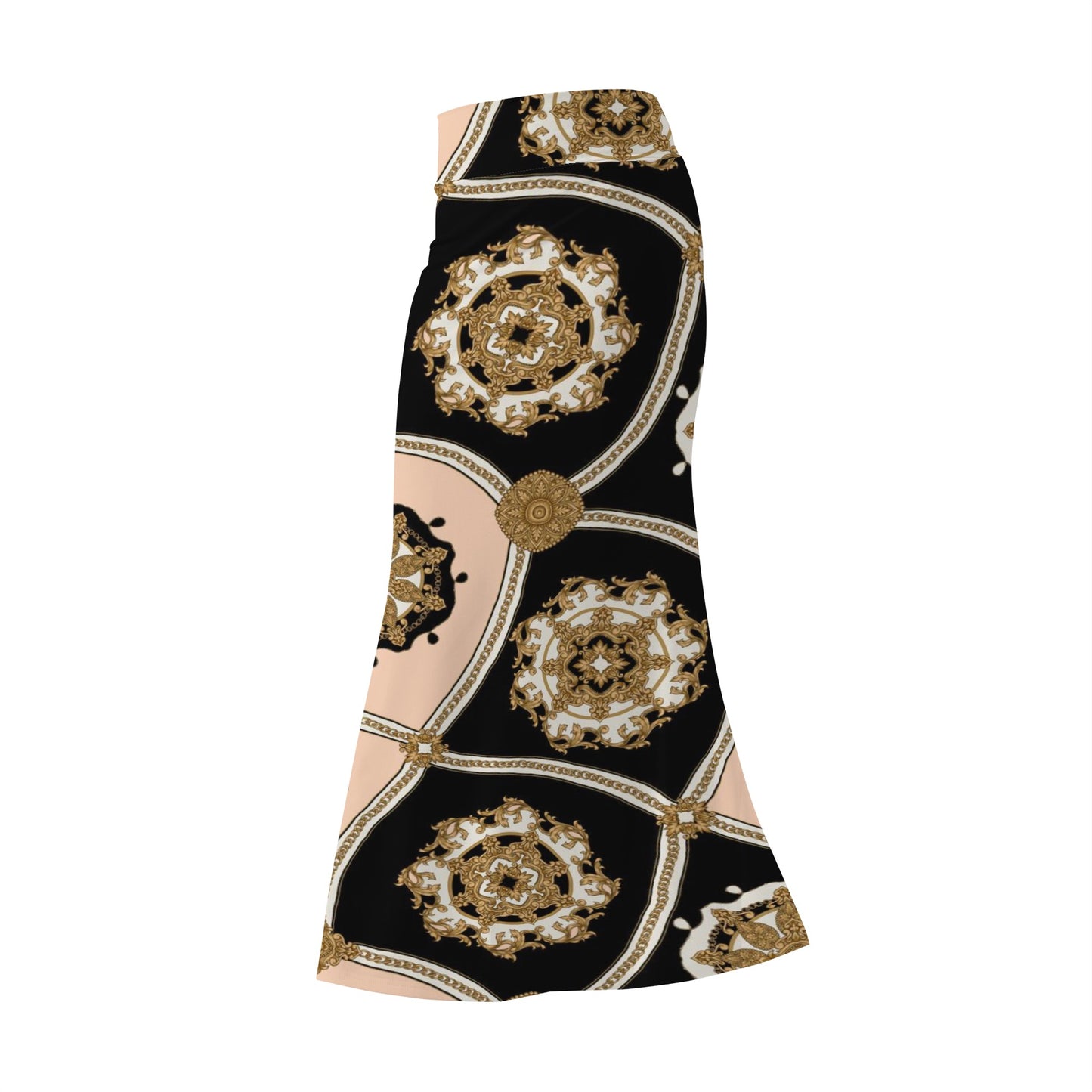 Womens Wrap Fishtail Long Skirt - Mona