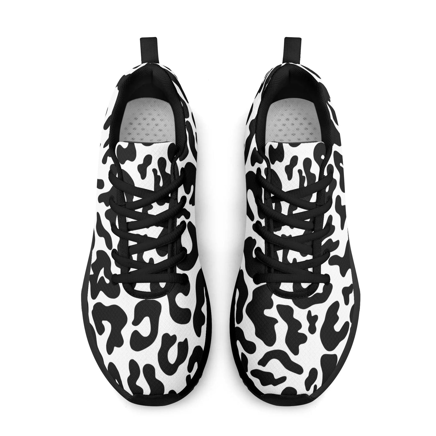 Lady E -n- Co Cow Print Lightweight Running Shoes