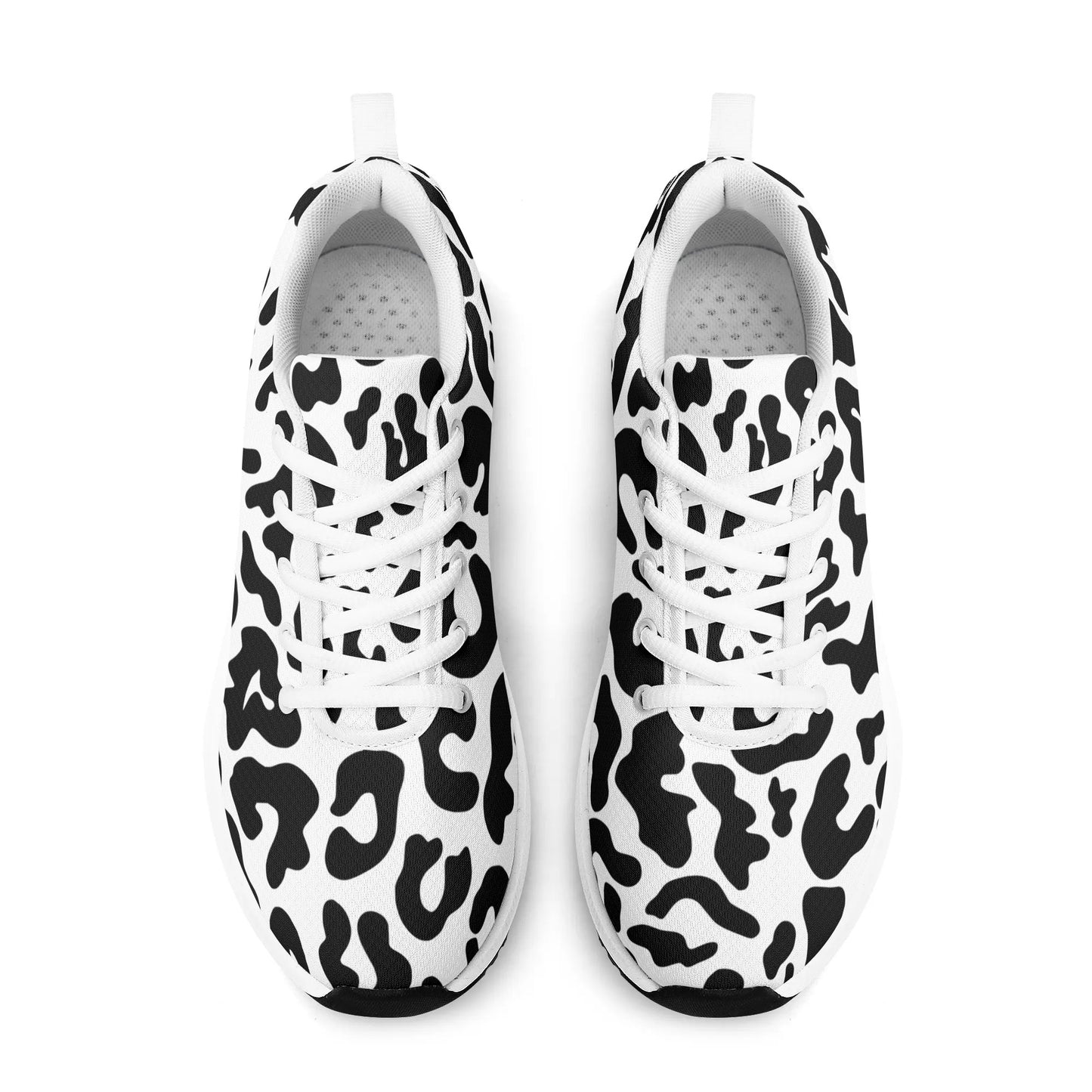 Lady E -n- Co Cow Print Lightweight Running Shoes