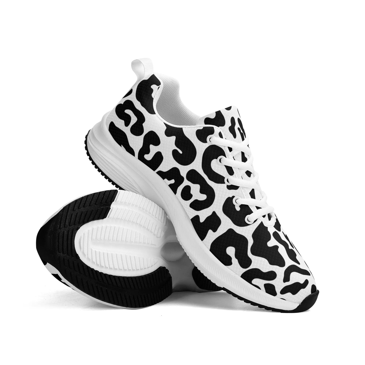 Lady E -n- Co Cow Print Lightweight Running Shoes