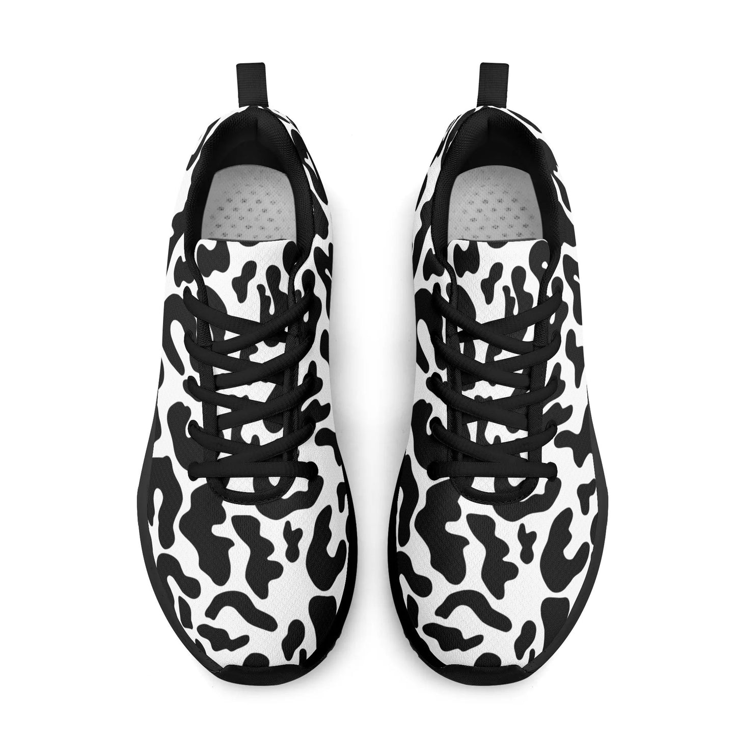 Lady E -n- Co Cow Print Lightweight Running Shoes