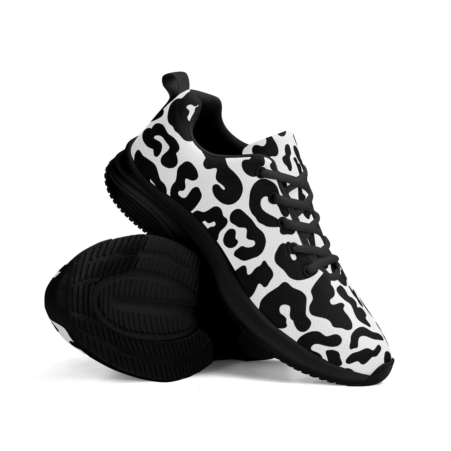 Lady E -n- Co Cow Print Lightweight Running Shoes