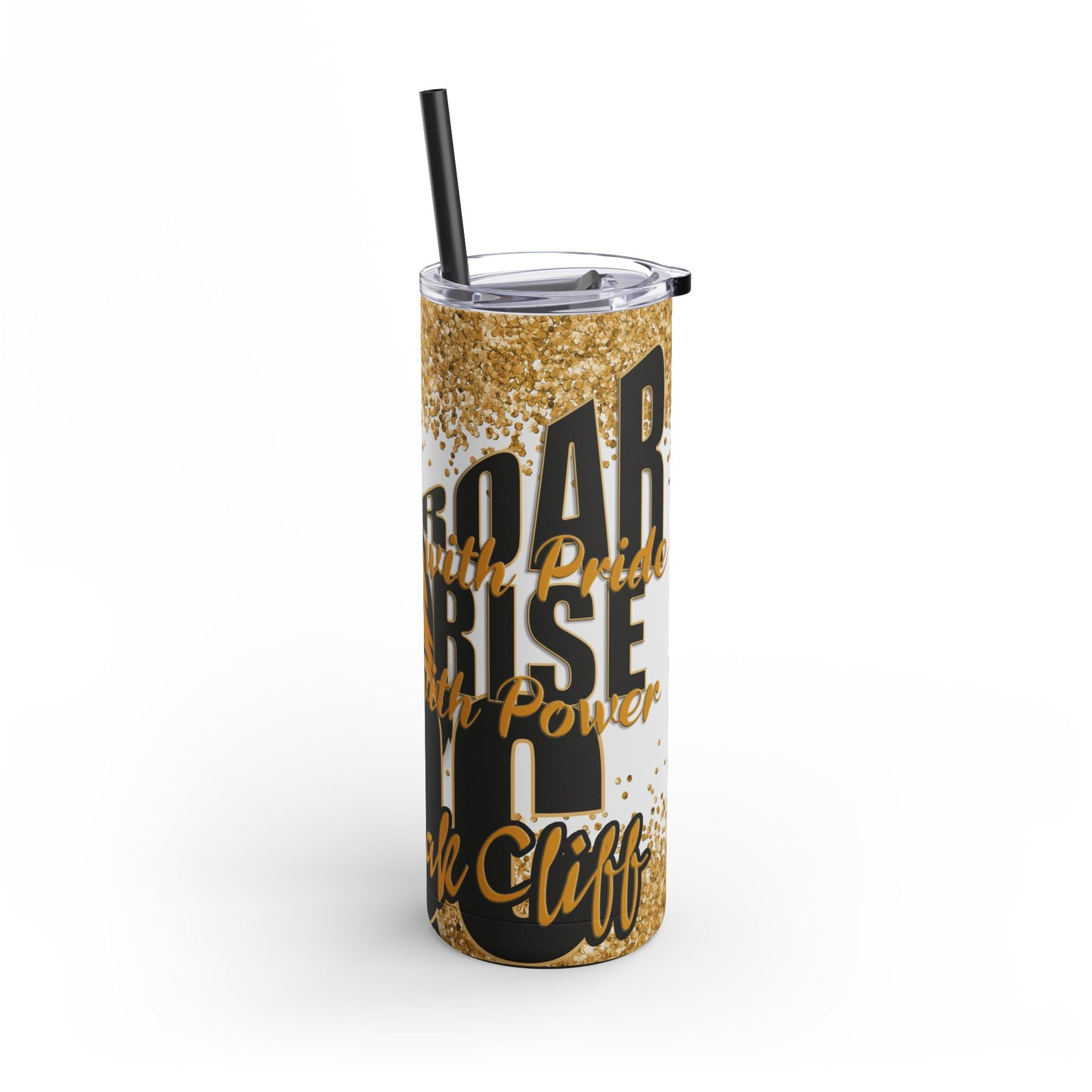 Bold South Oak Cliff Golden Bear Glitter Tumbler | 20oz Travel Mug | Great for Sports Fans, Outdoors, Gifts, and Celebration Occasions