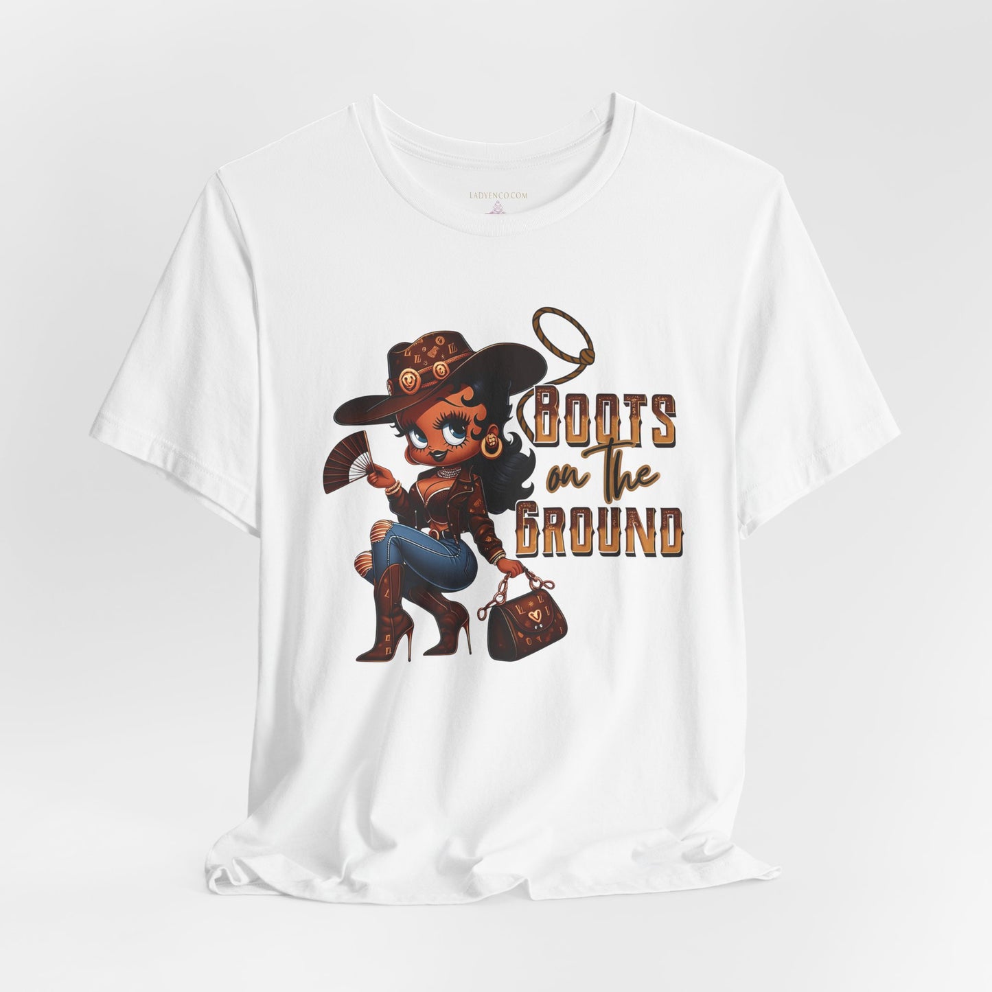 Boots on the Ground Graphic Tee for Cowgirls