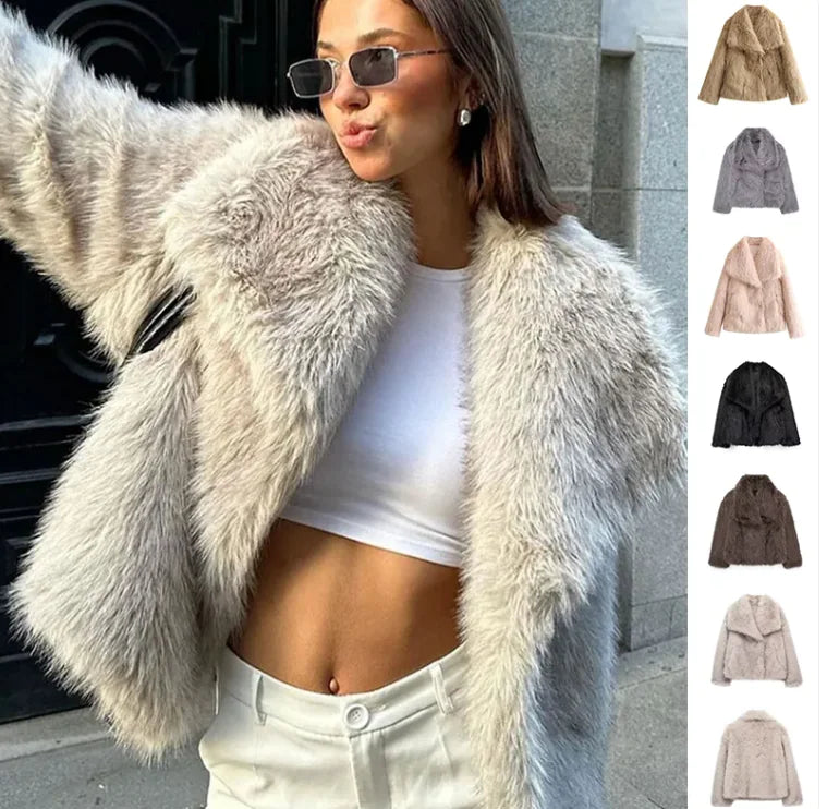 Women Plush Winter Jacket