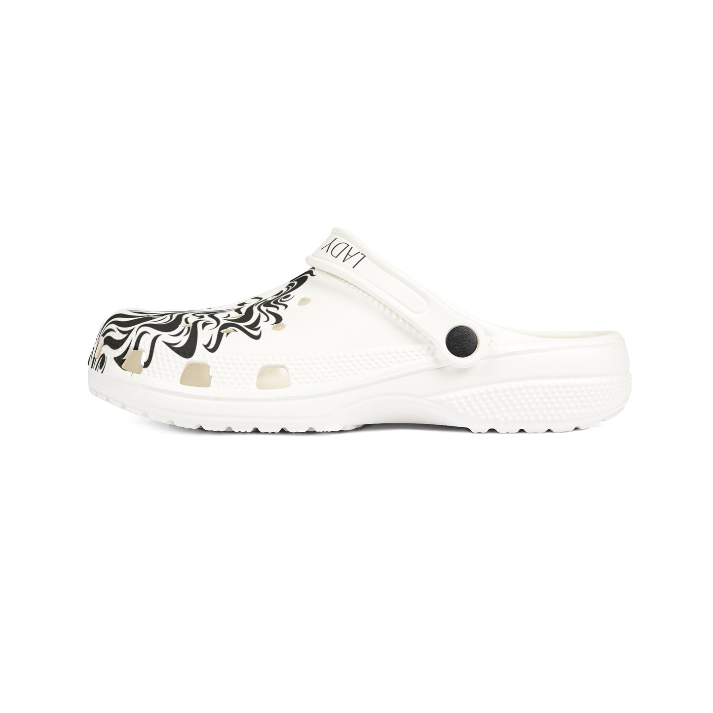 EVA Foam Rubber Shoes with Lady Silhouette
