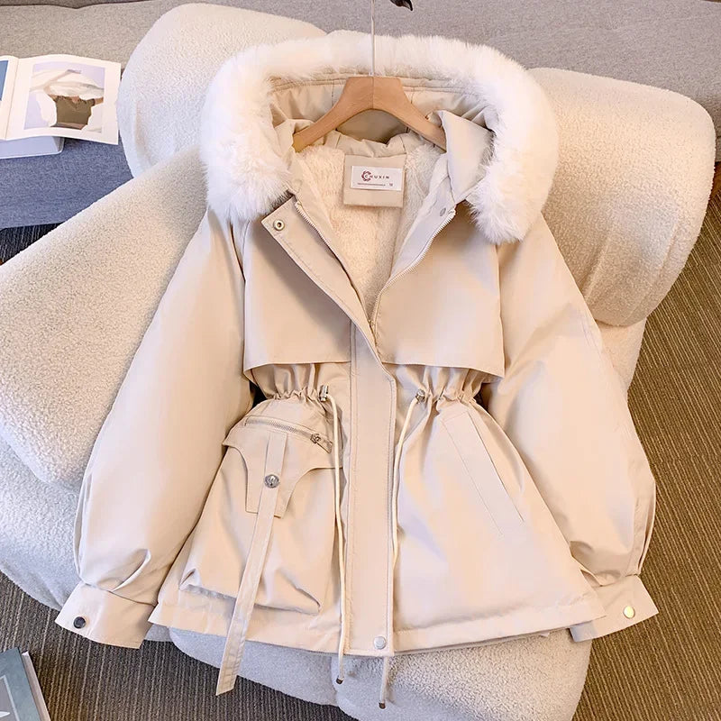 Elegant Plus Size Korean Coat