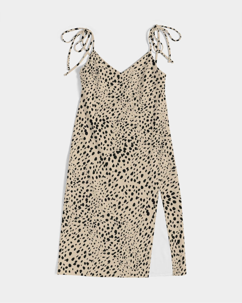 Women's Leopard Side Split Dress