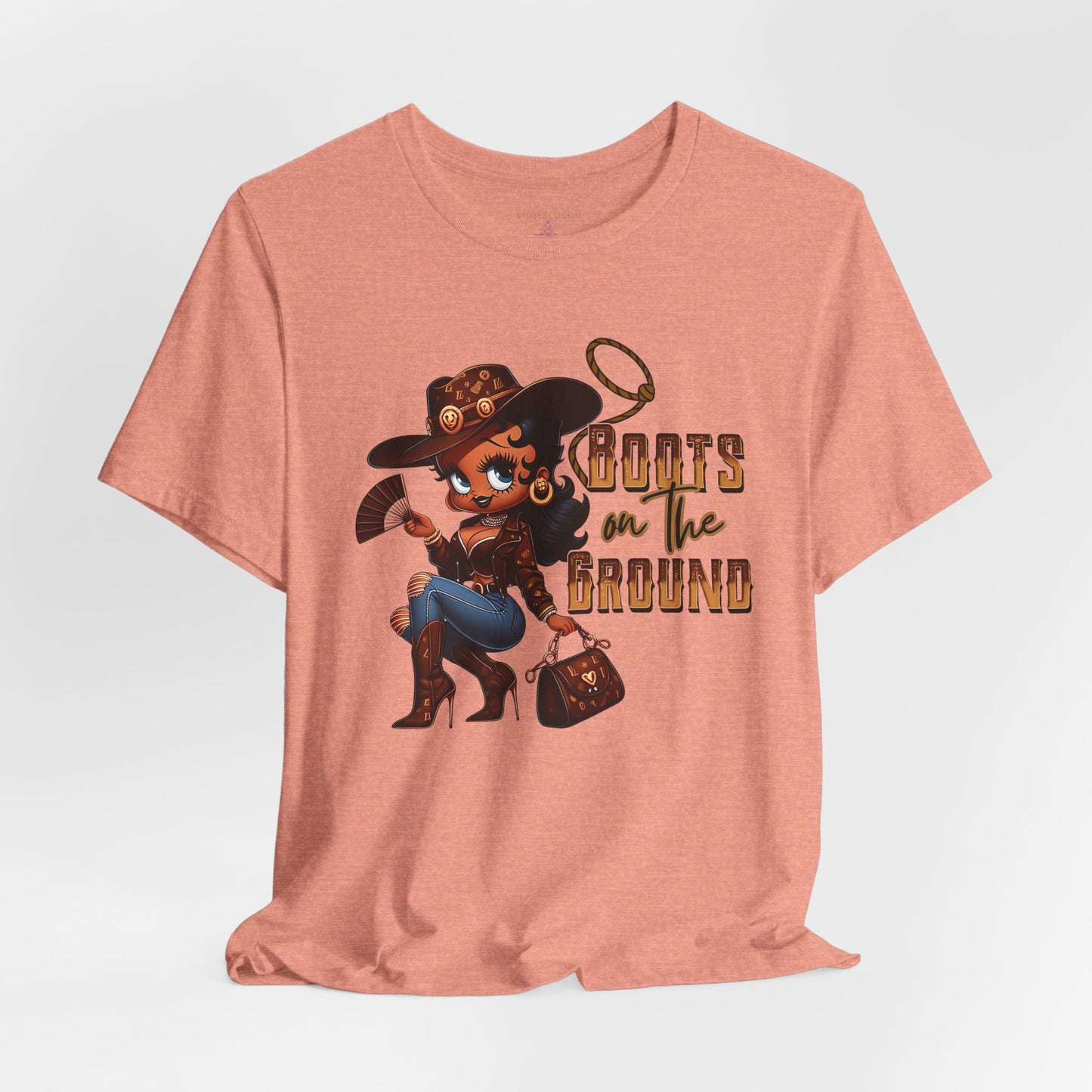 Boots on the Ground Graphic Tee for Cowgirls