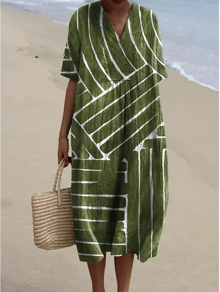 Plus Size Pocket Dress