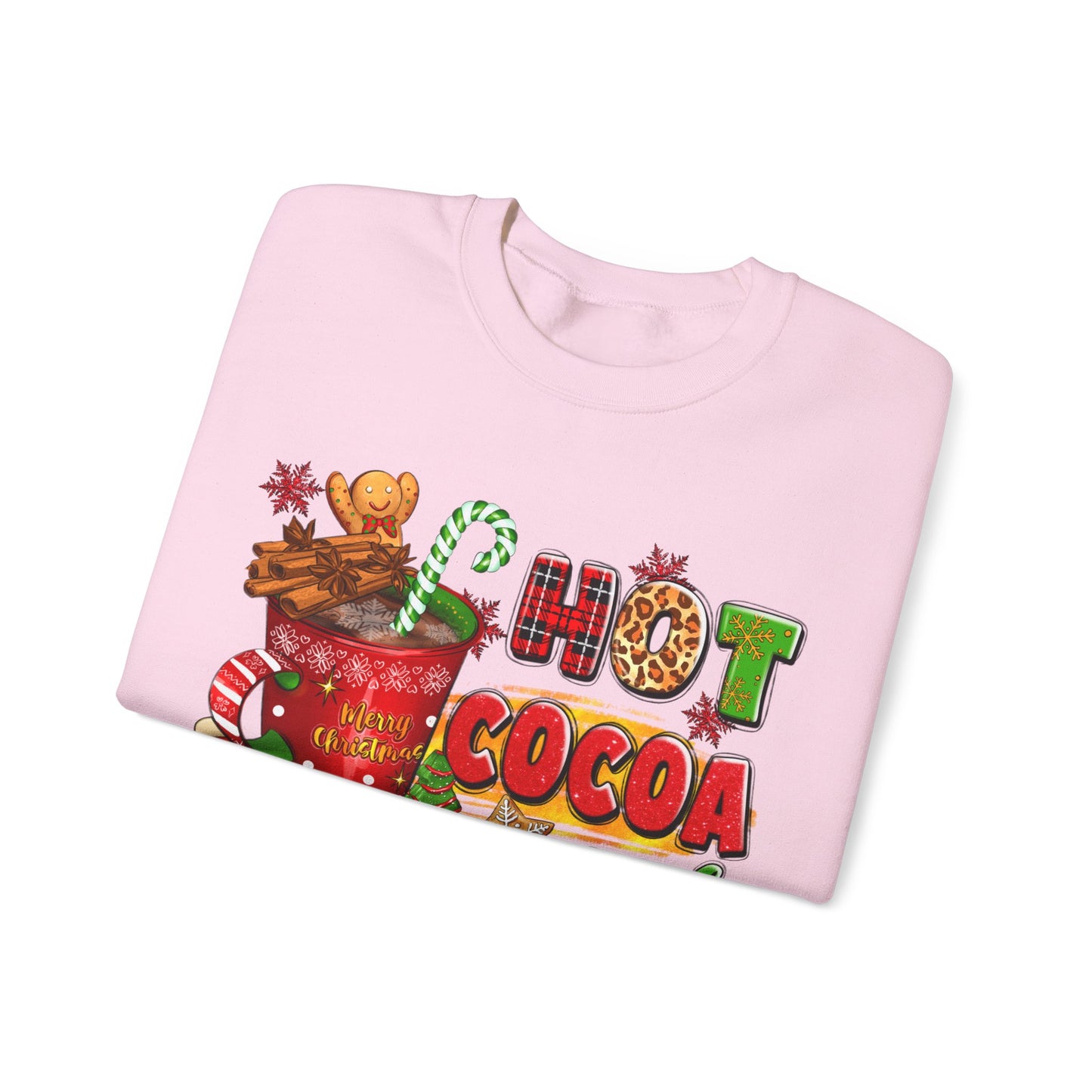 Hot Cocoa and Christmas Movies Unisex Heavy Blend™ Crewneck Sweatshirt