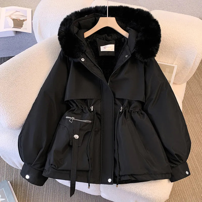 Elegant Plus Size Korean Coat
