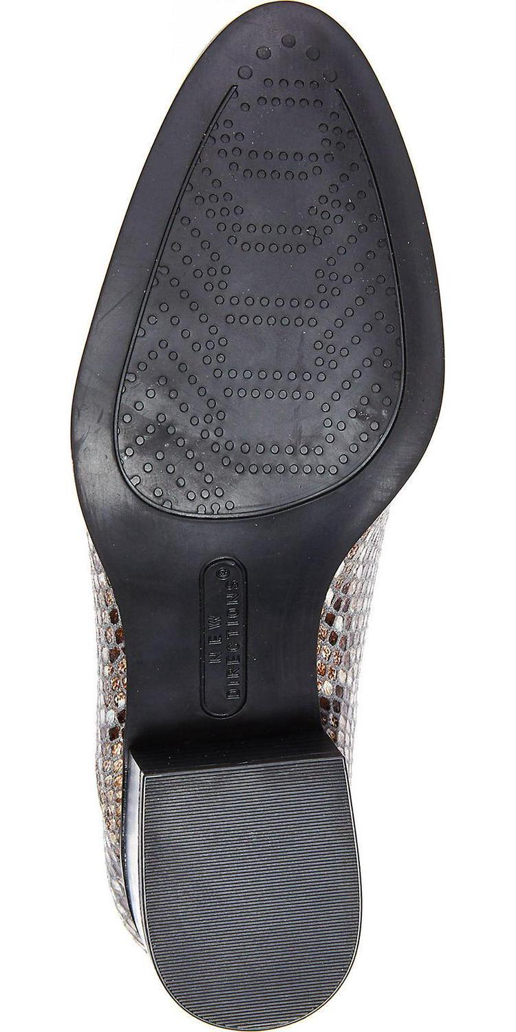 Womens Shoe, Low Heel Snakeskin Style Fredricka Booties