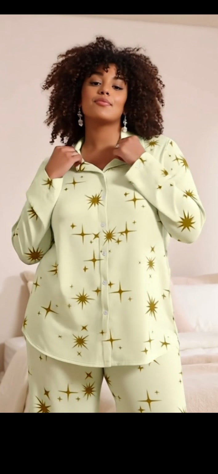 Golden Stardust Luxe Lounge Set