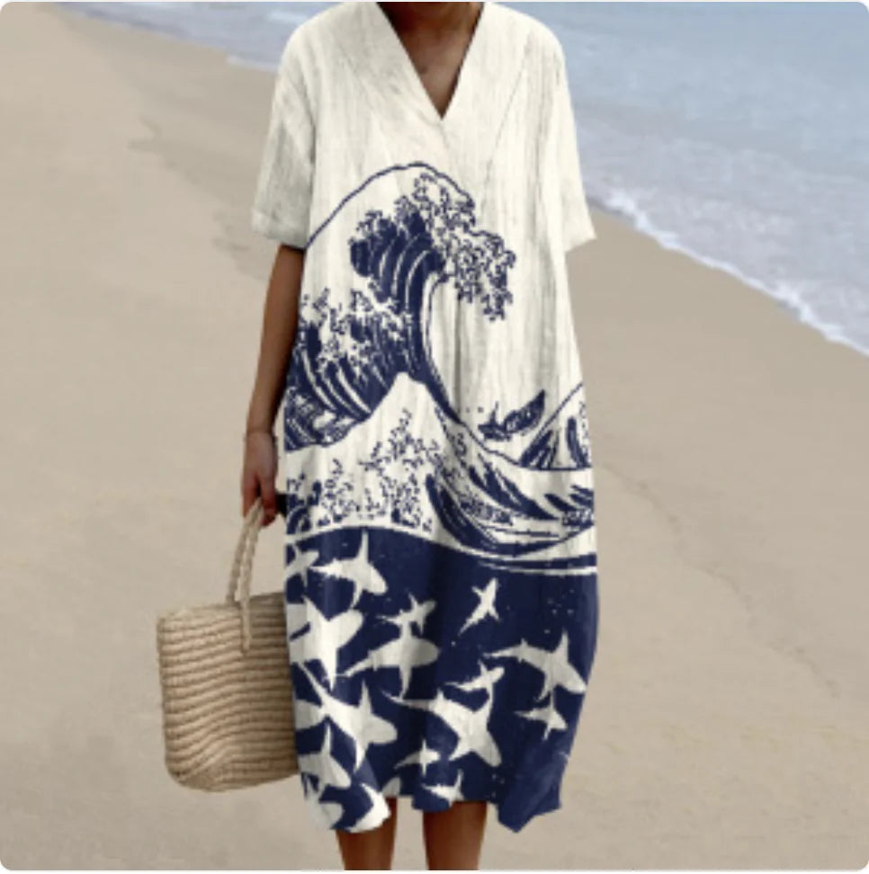 Plus Size Pocket Dress