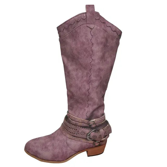 Urban Chic Women's High Boots with Side Zipper