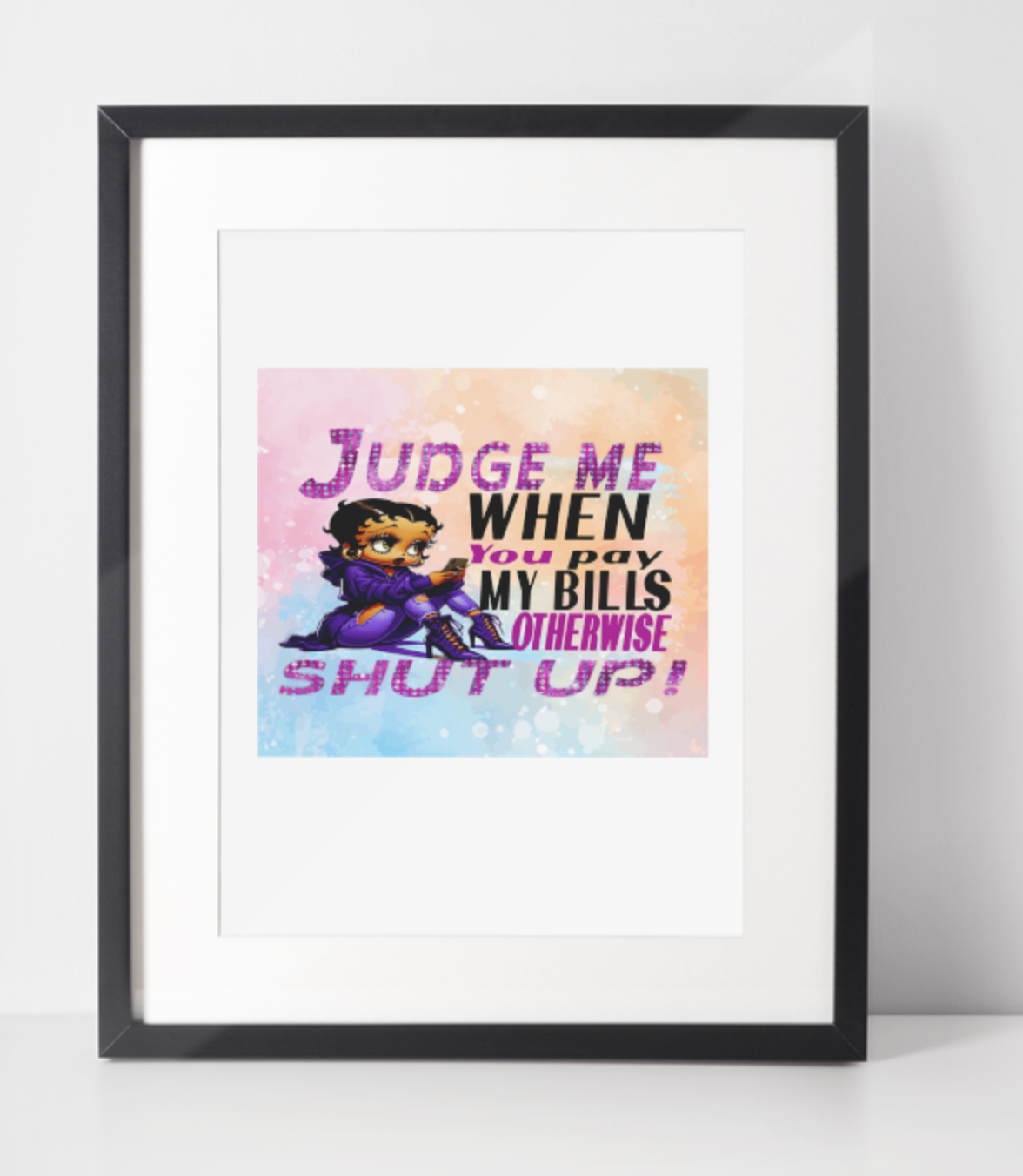 Urban Betty "Judge Me" 20oz Skinny Tumbler – Bold & Sassy Drinkware