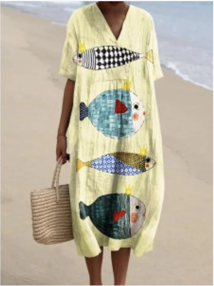 Plus Size Pocket Dress