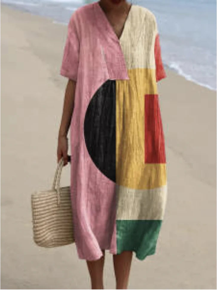 Plus Size Pocket Dress