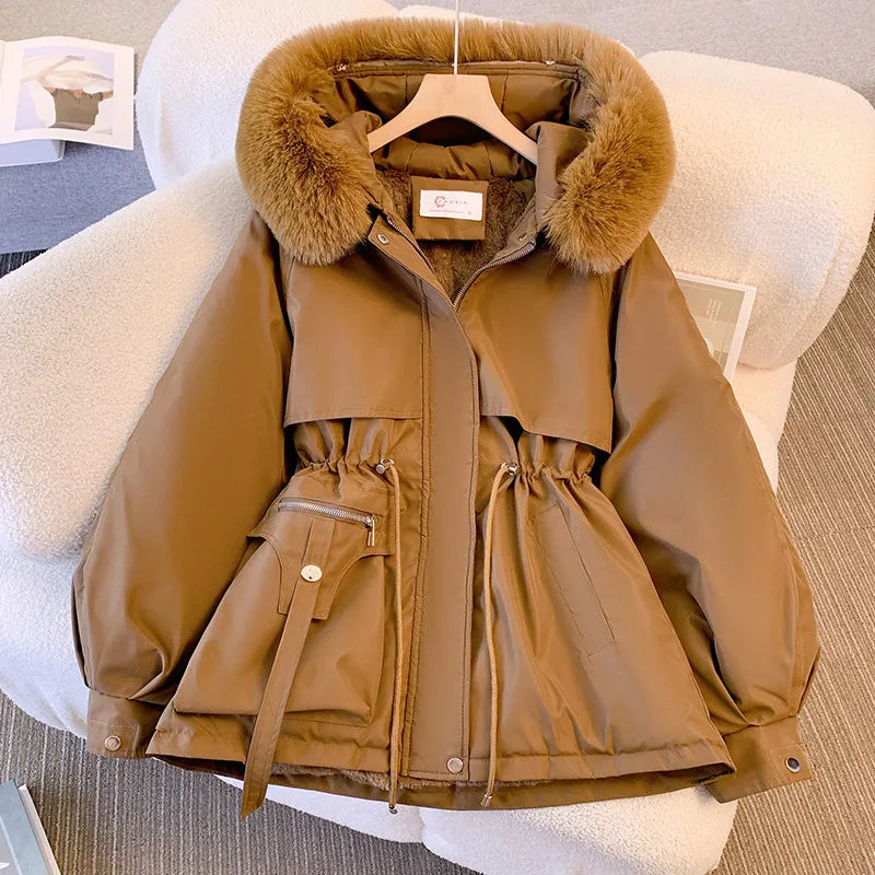 Elegant Plus Size Korean Coat