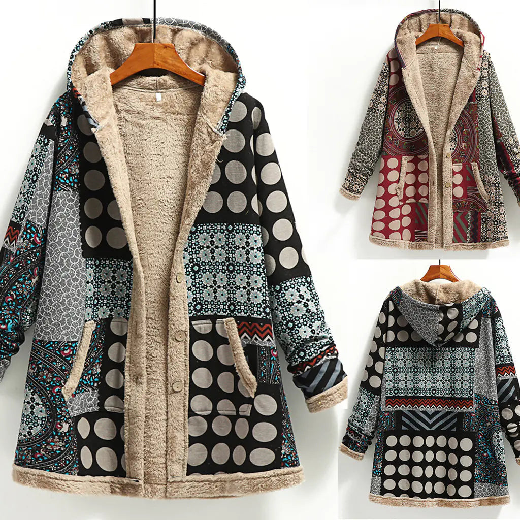 Plus Size Loose Woolen Coat