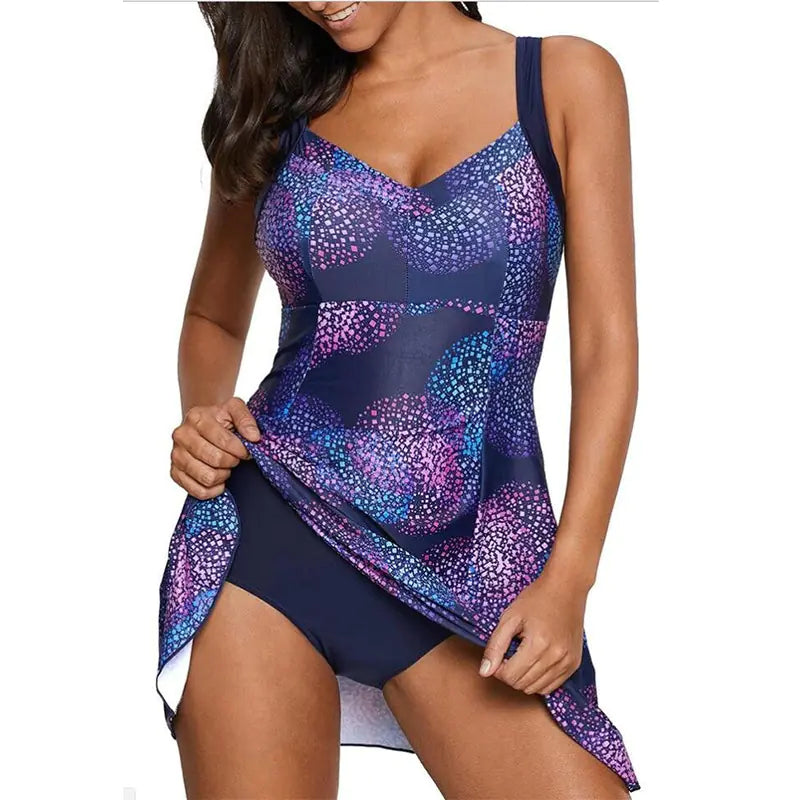 Ladies' Plus Size Bifurcated Swimwear