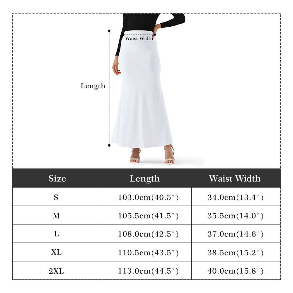 Womens Wrap Fishtail Long Skirt - Mona