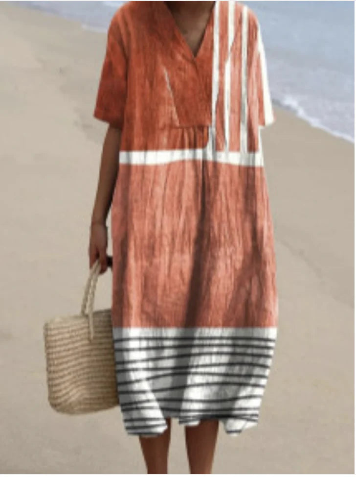 Plus Size Pocket Dress
