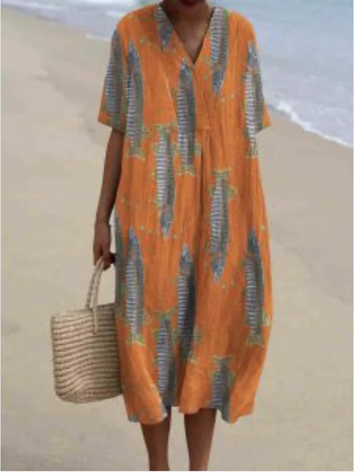 Plus Size Pocket Dress