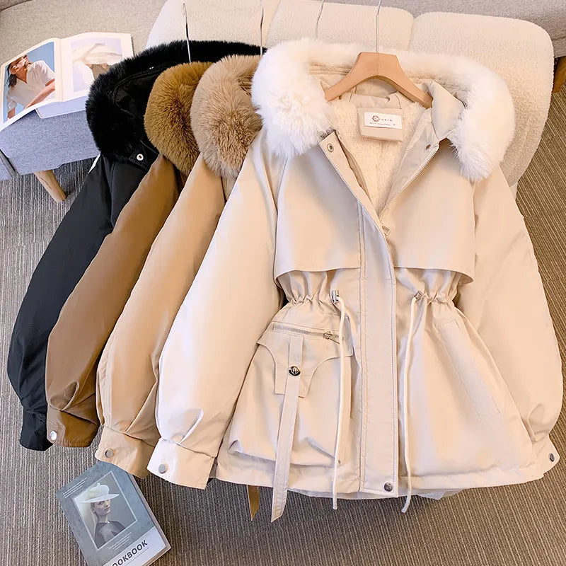 Elegant Plus Size Korean Coat
