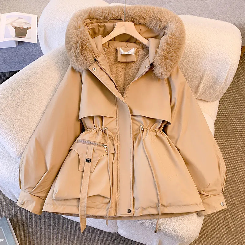 Elegant Plus Size Korean Coat