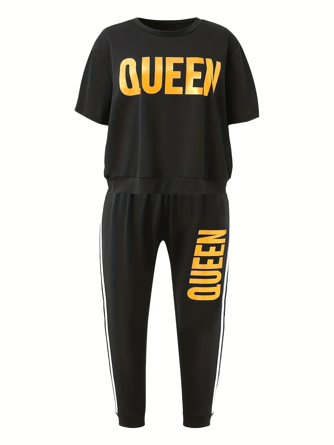 Women Plus Size Two Piece Set