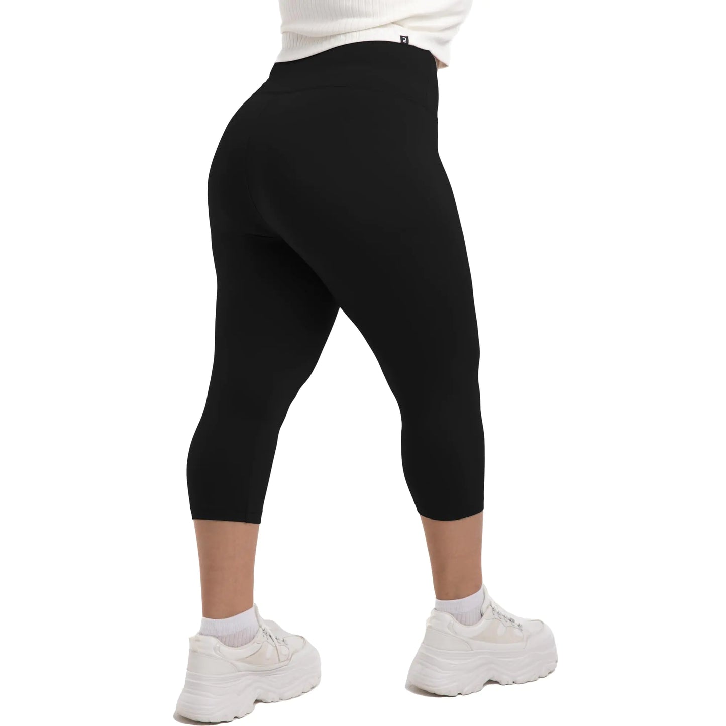 SINOPHANT Plus Size Leggings for Women, High Waisted Tummy Control Buttery Super Soft Black Yoga Pants for Workout Capri XX-Large Navy