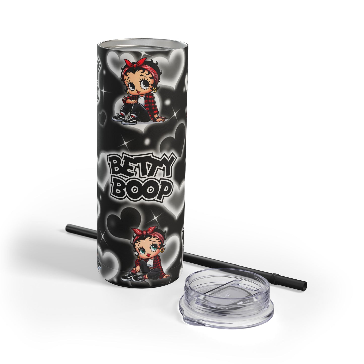 Valentine Betty Boop Matte Tumbler