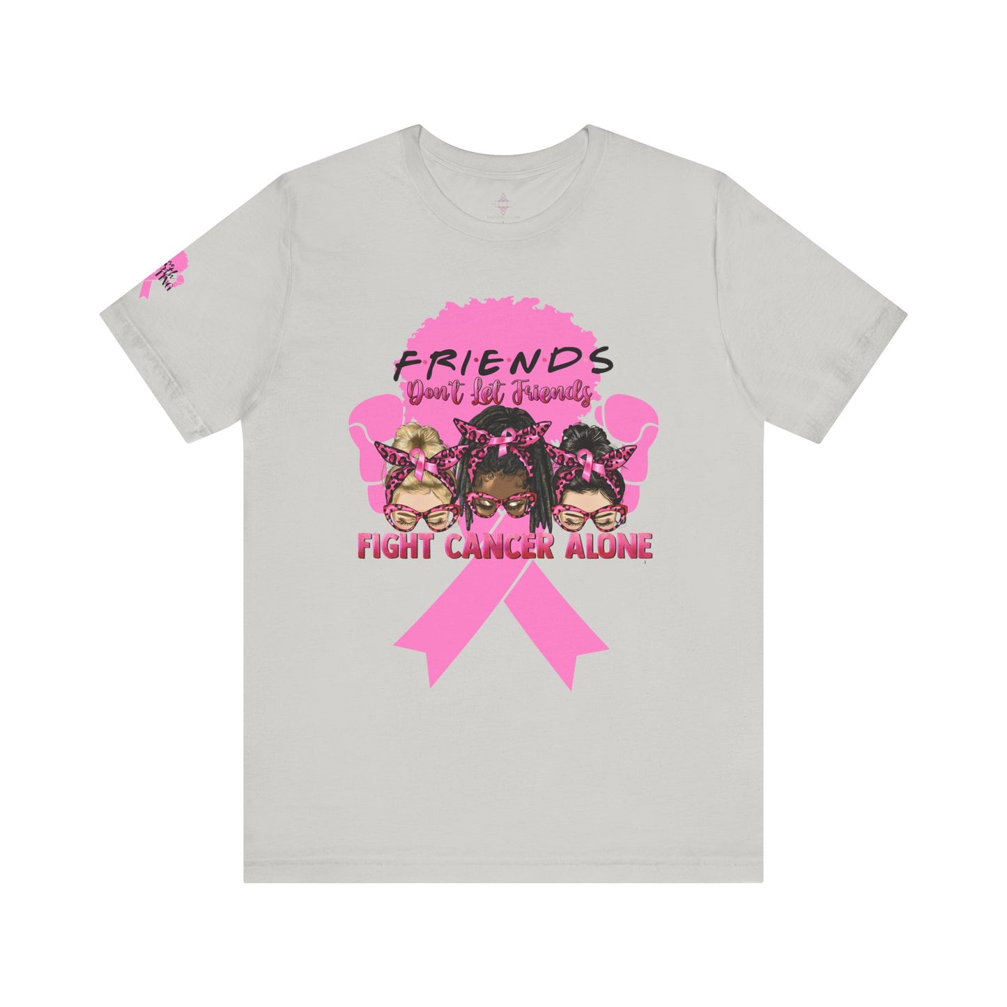 Breast Cancer Awareness Tshirt with Pink Ribbon Boxer