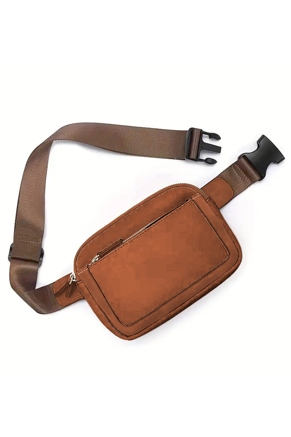 Desert Palm Minimalist Multi-zipped Crossbody Bag