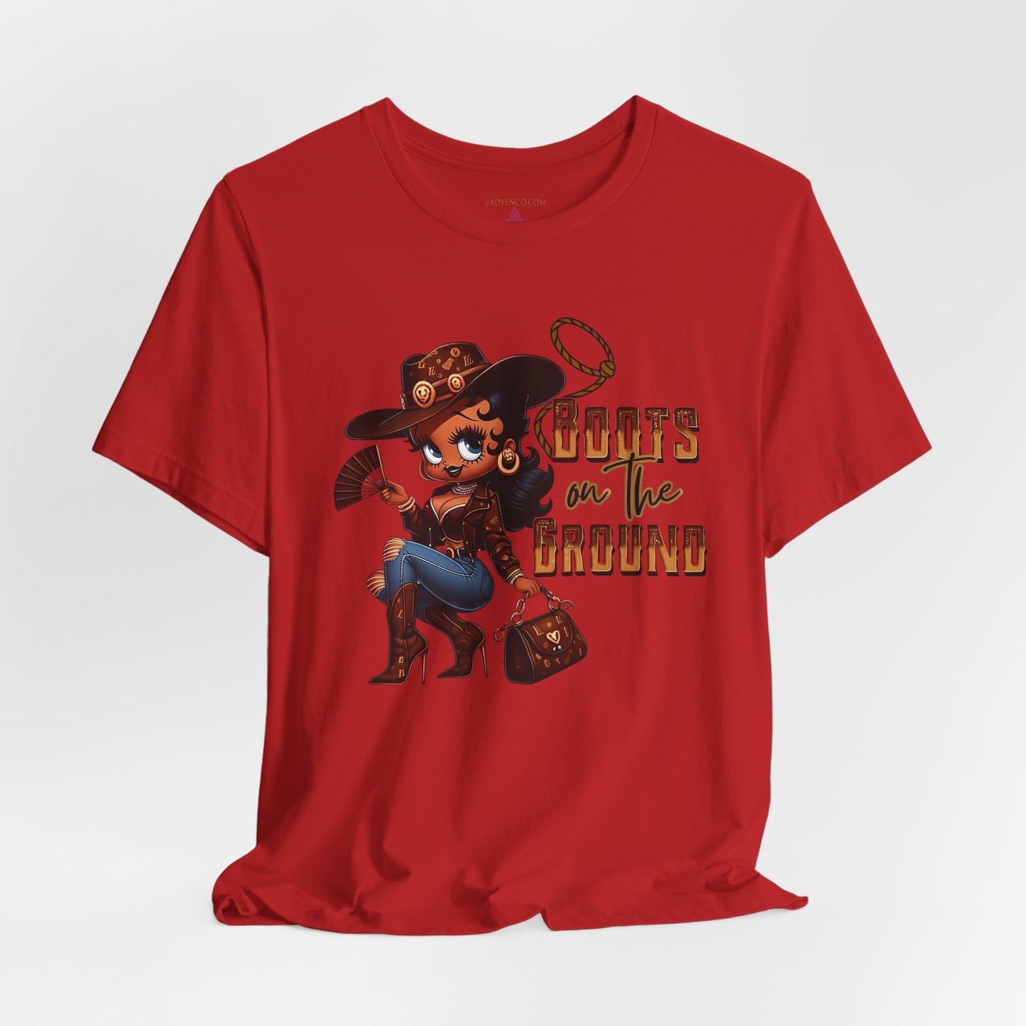 Boots on the Ground Graphic Tee for Cowgirls
