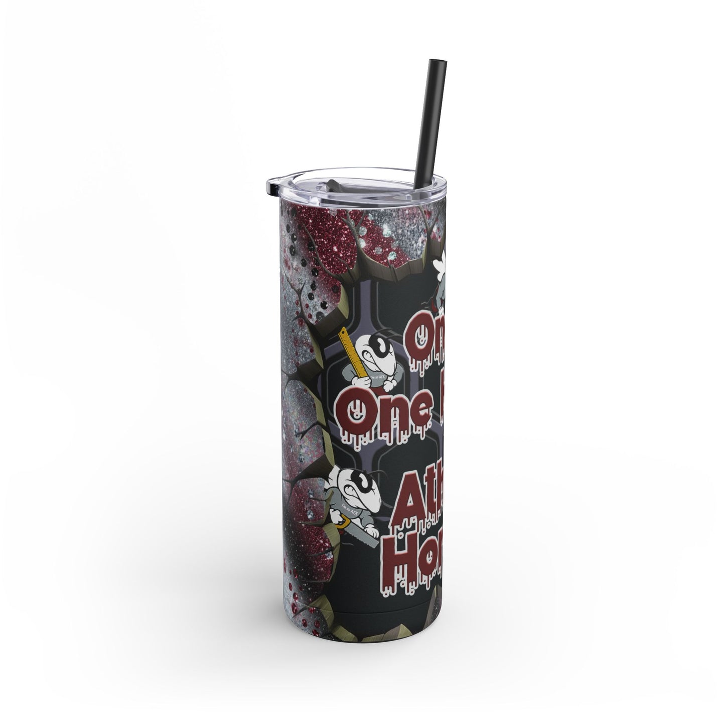 Cute Athens Hornets Themed Tumbler, Personalized Travel Mug, Gift for Him/Her, College Cups, Fun Drinkware, Birthday Present