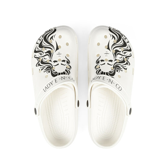 EVA Foam Rubber Shoes with Lady Silhouette