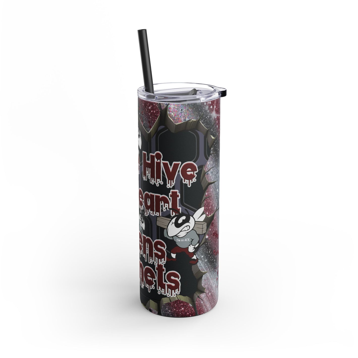 Cute Athens Hornets Themed Tumbler, Personalized Travel Mug, Gift for Him/Her, College Cups, Fun Drinkware, Birthday Present