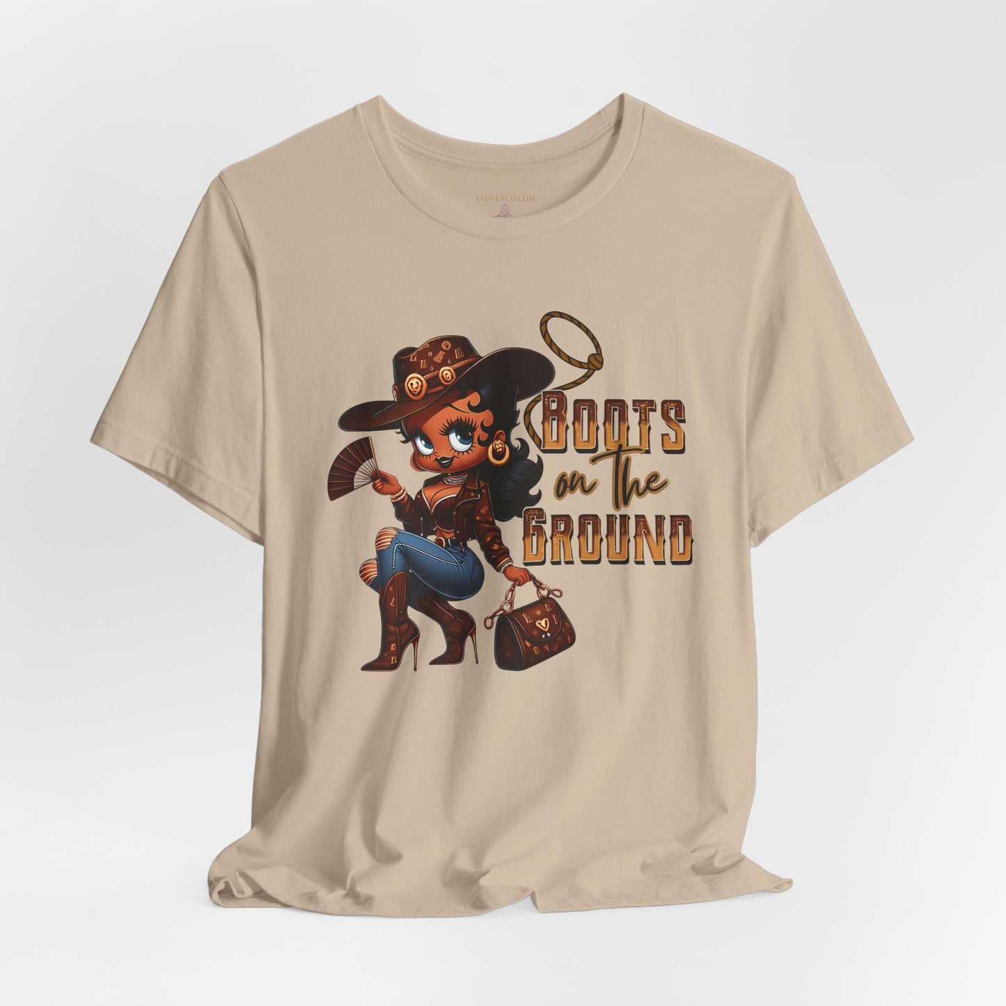 Boots on the Ground Graphic Tee for Cowgirls