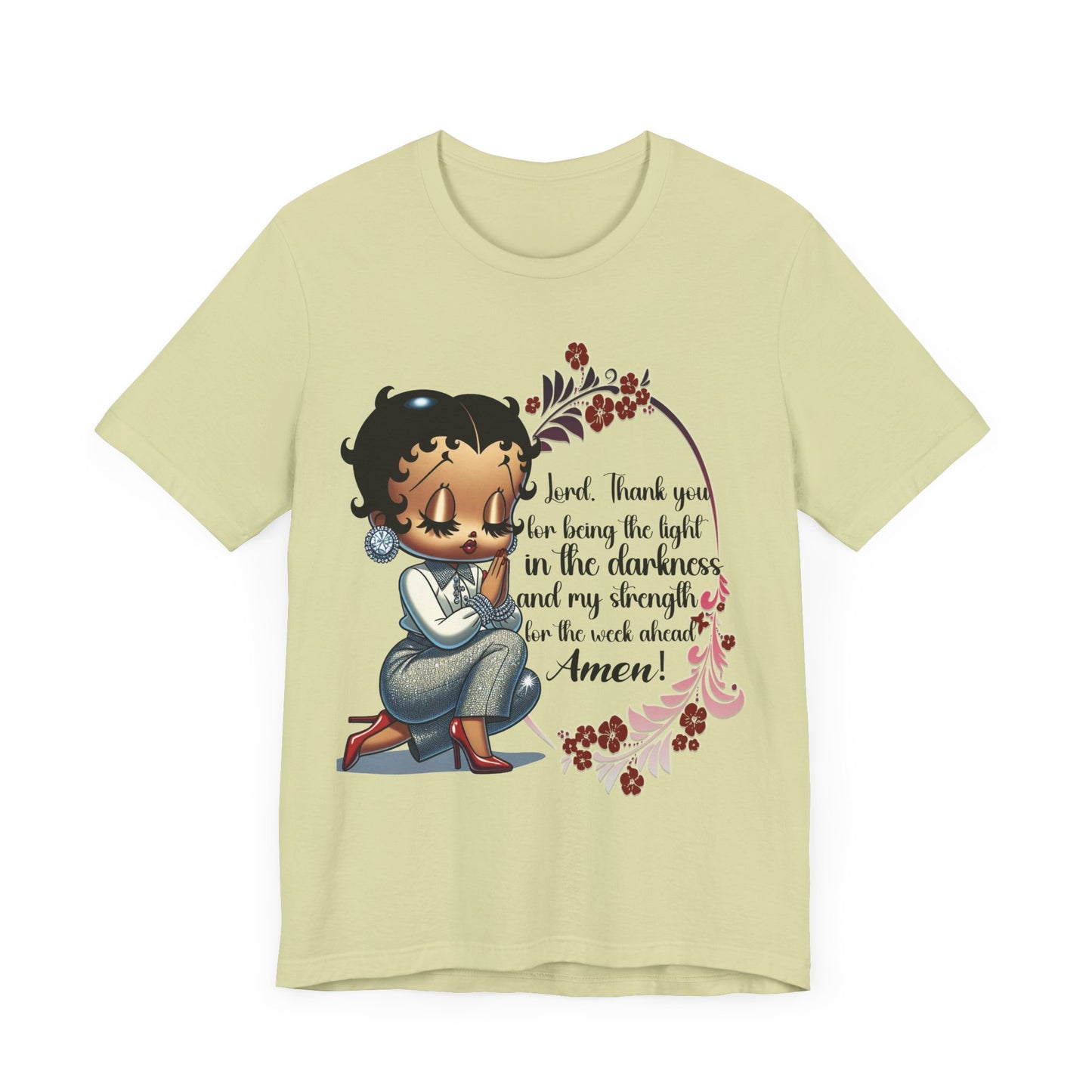Inspirational Betty Tshirt - "Thank You for Being the Light"