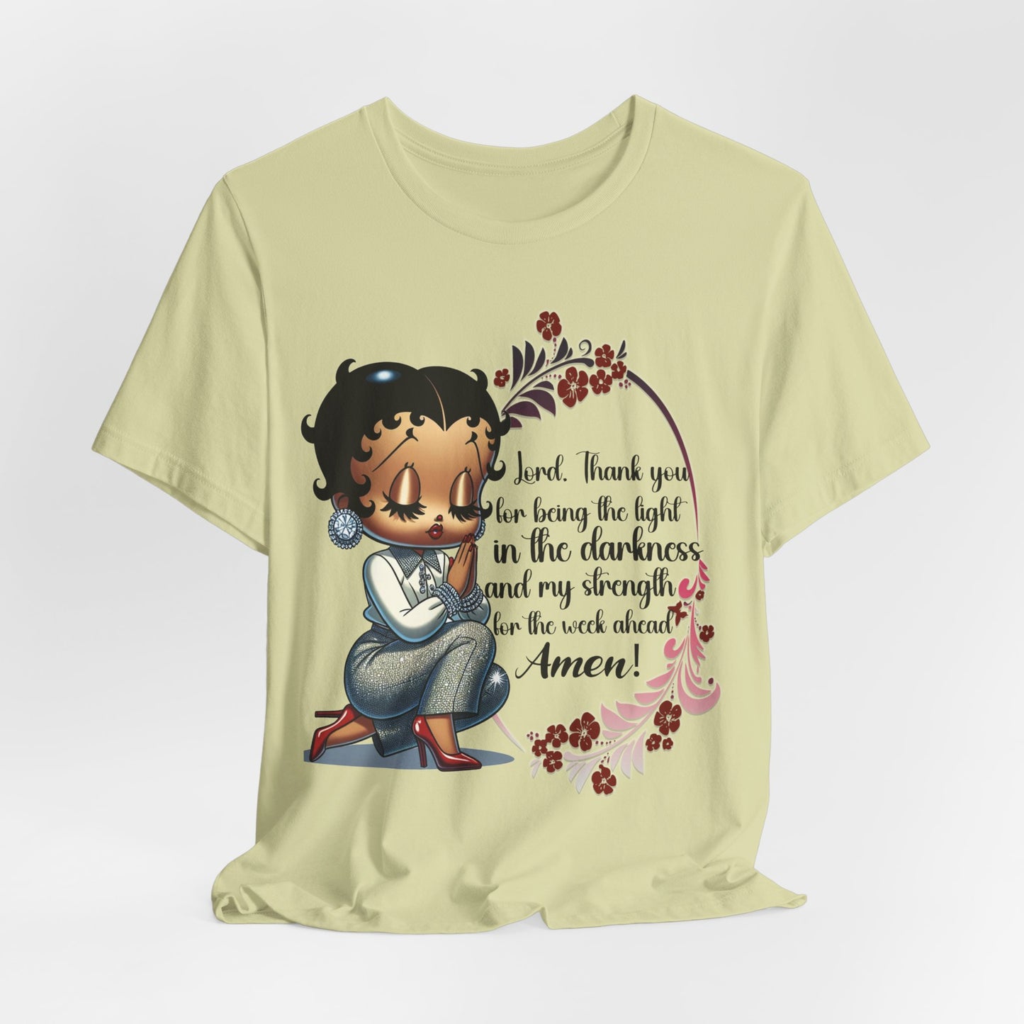 Inspirational Betty Tshirt - "Thank You for Being the Light"