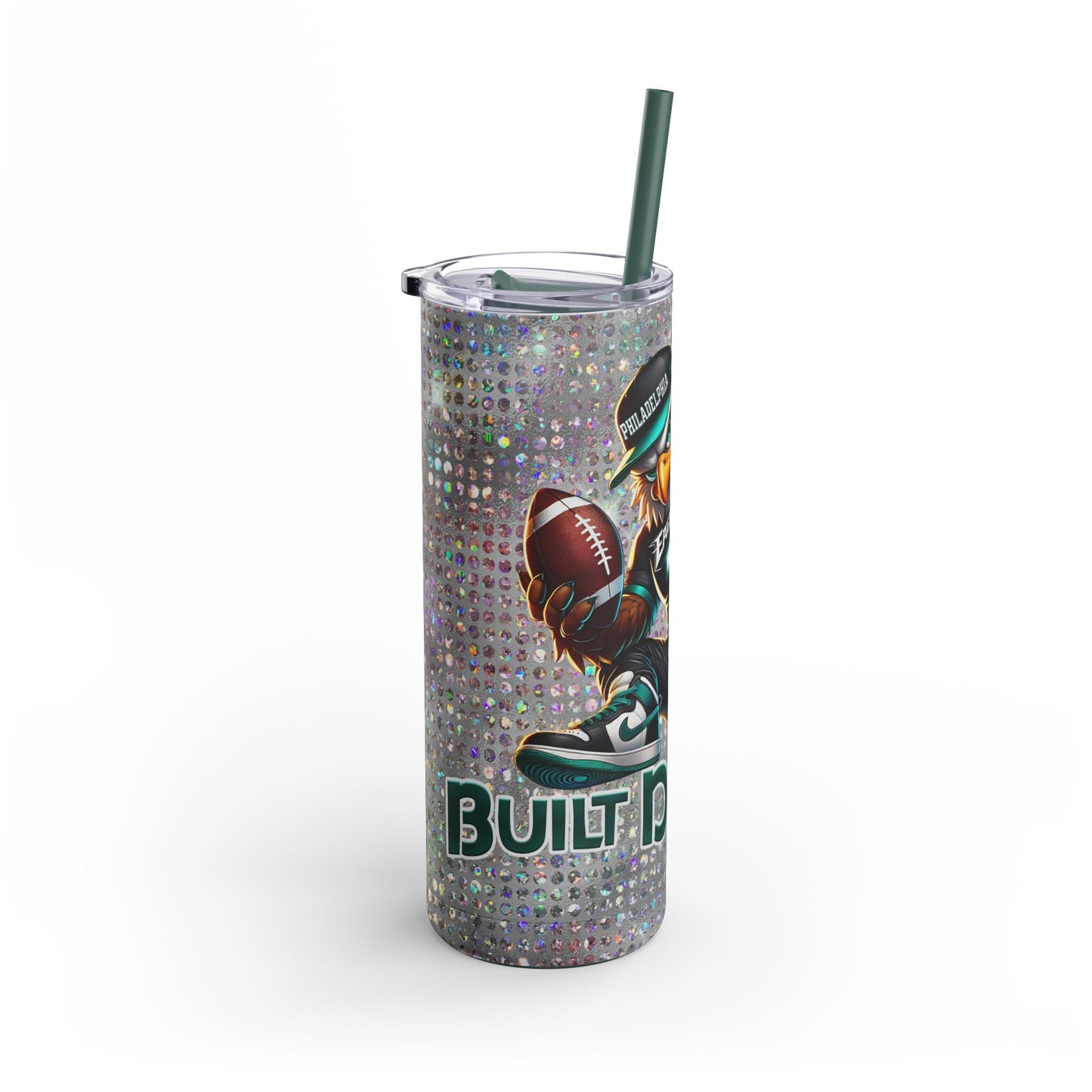 Philly Eagle Sports Fan Tumbler, Personalized Travel Mug, Gifts for Gamers, Stadium Cup, Custom Drinkware